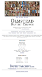 Mobile Screenshot of olmsteadbaptistchurch.org